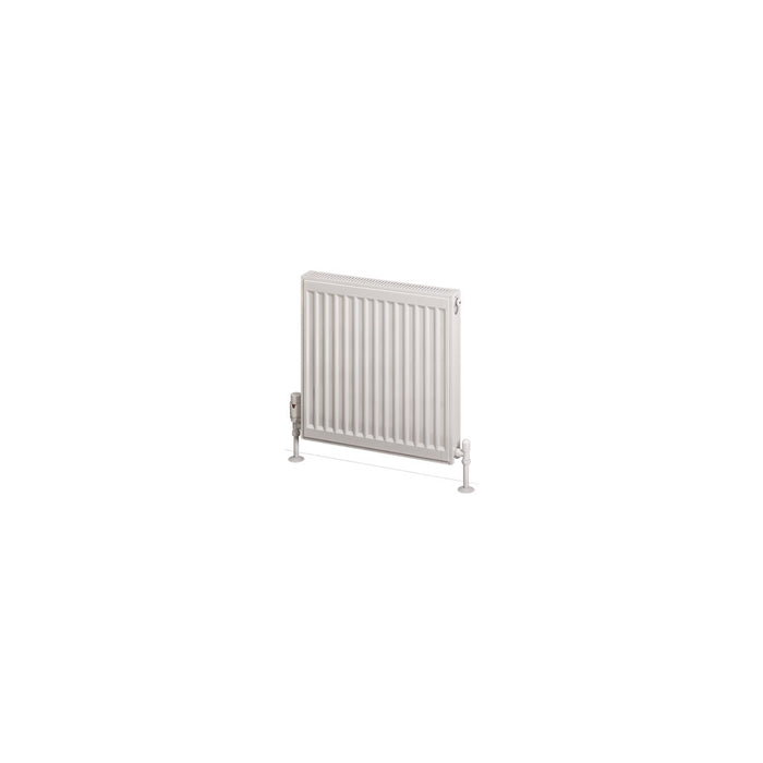 Elite Radiator Type 21 Compact Panel Radiator 500 x 500 Gloss White — Elite Tiles LTD