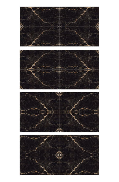 WINDSOR BLACK 60X120 BOOKMATCHED SPANISH PORCELAIN TILES