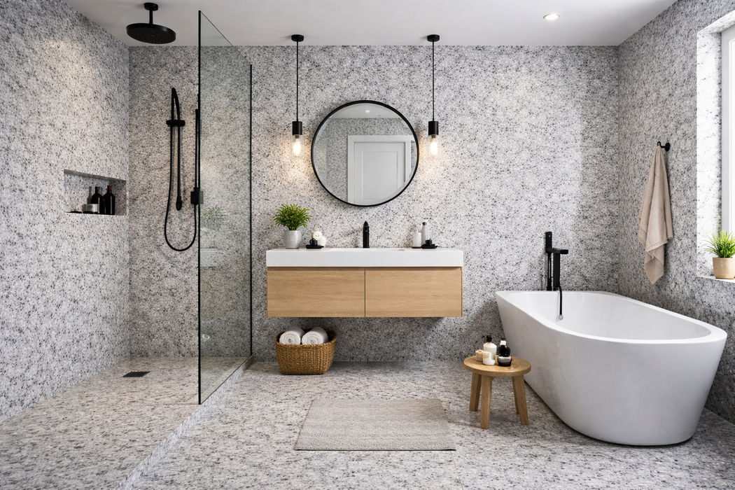 GRANITE 23.5X23.5 SPANISH PORCELAIN BATHROOM & KITCHEN FLOOR TILES