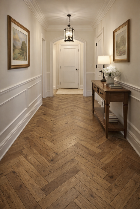 BRUSHED & LACQUERED UV LIGHT GOLDEN 15/4X90X400