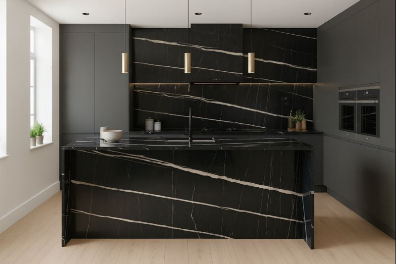 TITANIUM BLACK 60X120 SPANISH PORCELAIN BATHROOM & KITCHEN FLOOR AND WALL TILES