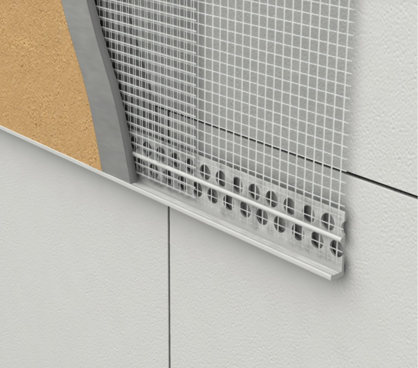 PVC STOP BEAD – MESH (6MM) — Elite Tiles LTD