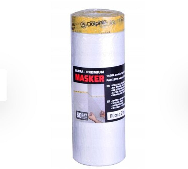 Ultra Premium Masker- Washi Tape With Protection Foil 110cm/23m