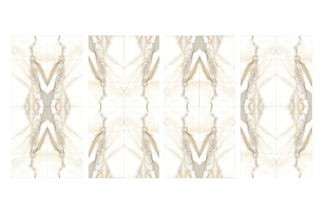 CALACATTA ORO 60X120 BOOKMATCHED SPANISH PORCELAIN TILES