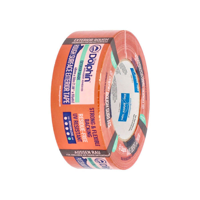 Rough surface exterior render masking tape Blue Dolphin DT-PR(O) orange 48mm 50m