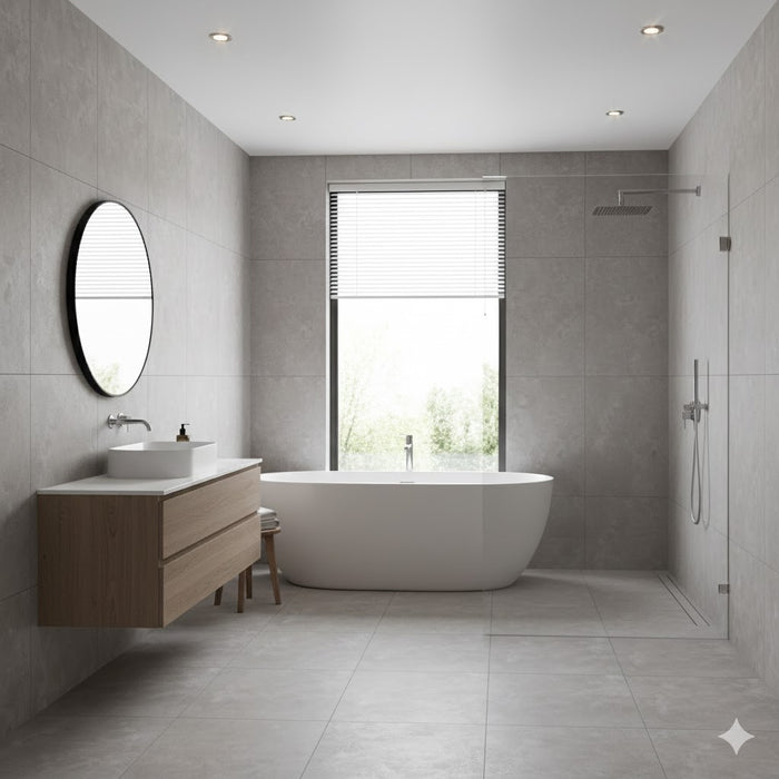 ART GREY 58.5x58.5 PORCELAIN SPANISH FLOOR&WALL KITCHEN BATHROOM TILES