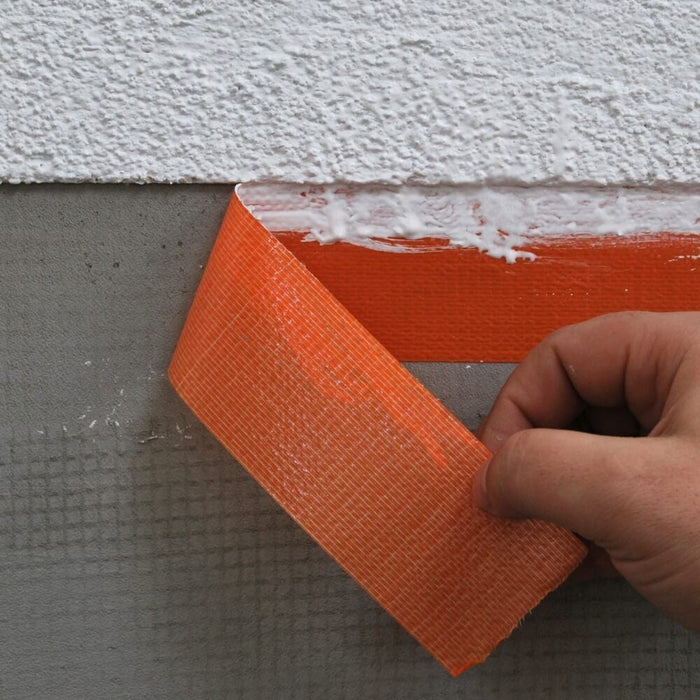 Rough surface exterior render masking tape Blue Dolphin DT-PR(O) orange 48mm 50m