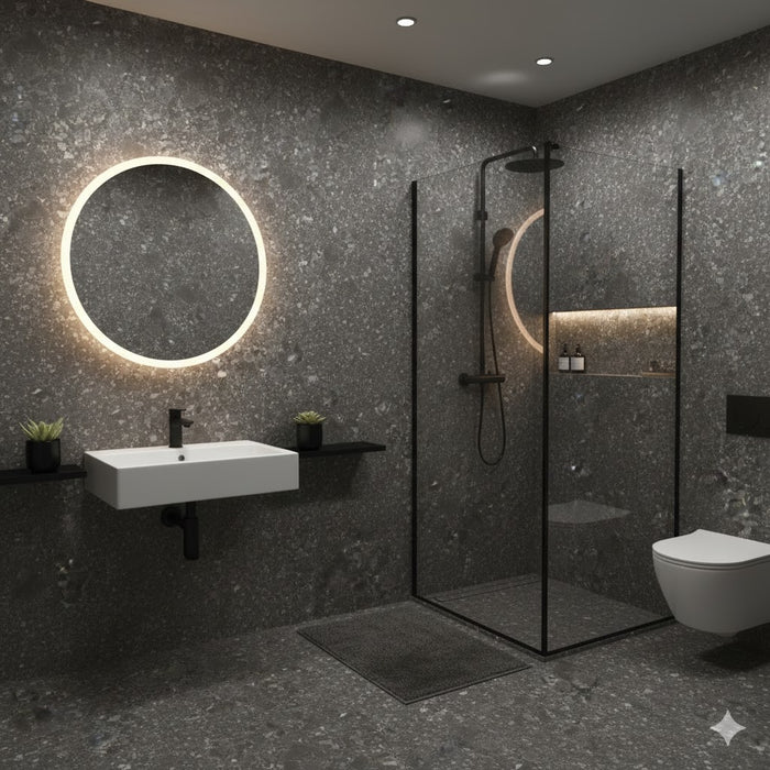 RHODES ANTRACITA 75X75 CM PORCELAIN SPANISH FLOOR&WALL KITCHEN BATHROOM TILES