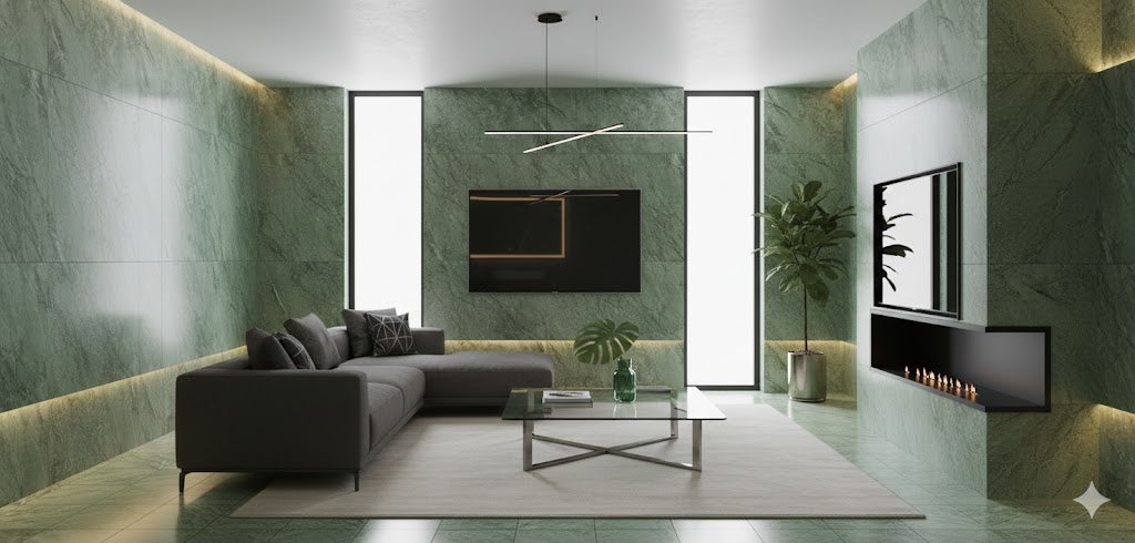 MILOS GREEN 60X120 PORCELAIN SPANISH WALL & FLOOR BATHROOM TILES