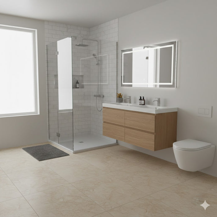 LADERA MARFIL 75X75 PORCELAIN SPANISH WALL & FLOOR BATHROOM TILES