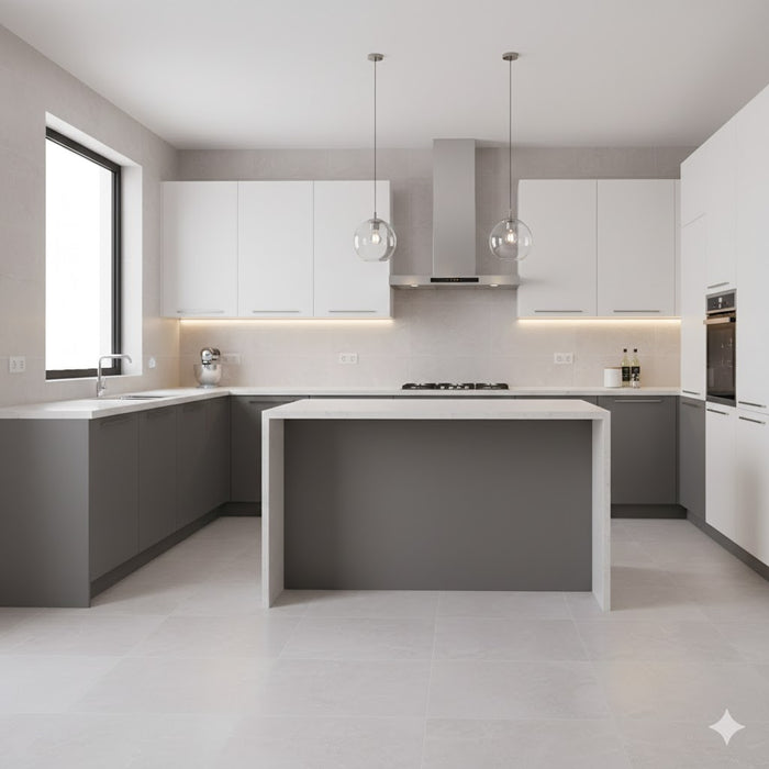 START SILVER 60X60 PORCELAIN SPANISH WALL & FLOOR BATHROOM TILES