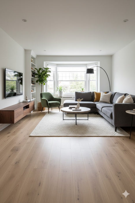 456 Engineered Oak - Brushed & Invisible matt lacquer