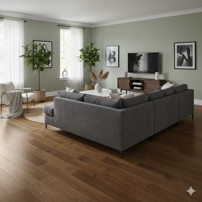 BRUSHED & LACQUERED UV COGNAC 15/4X220X1900