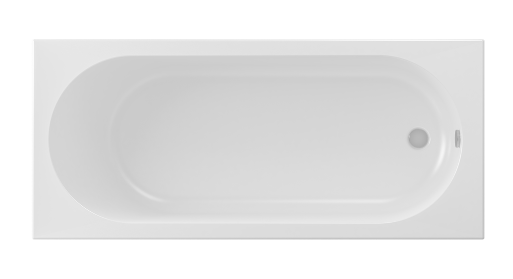 Biscay Straight Edge SE 1800x800 5mm White