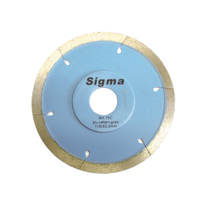 Sigma 115mm Continuous Rim Diamond Blade 75C