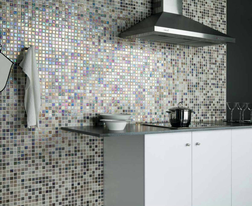 MOSAIC Acquaris Coffee - Size 31.6x31.6 Swimming Pool Bathroom Kitchen Wall Tiles