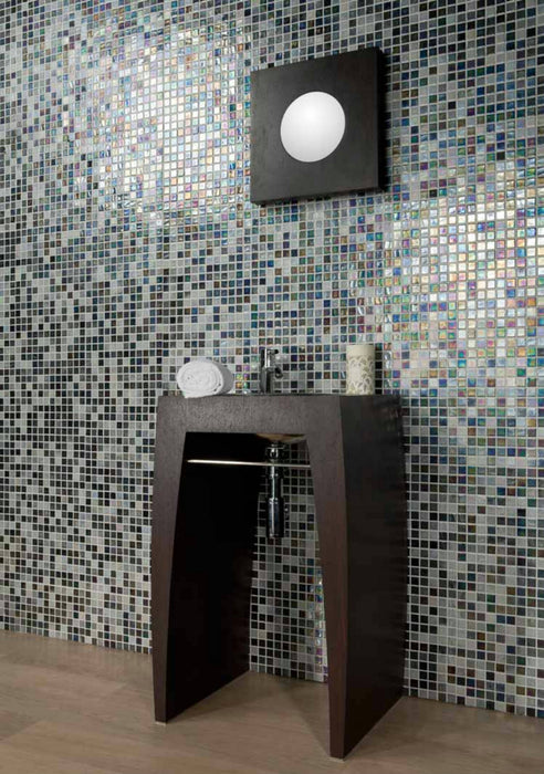 MOSAIC Acquaris Grey - Size 31.6x31.6 Swimming Pool Bathroom Kitchen Wall Tiles