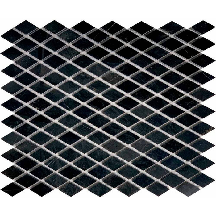 Diamond Negro 39.5x32 Decorative Wall&Floor Mosaic Tiles