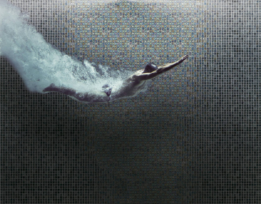 MOSAIC Iridis 91 - Size 31.6x31.6 Swimming Pool Bathroom Kitchen Wall Floor Tiles