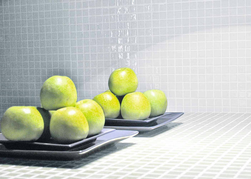 MOSAIC Mc-101-A Blanco - Size 31.6x31.6 Swimming Pool Bathroom Kitchen Wall Floor Tiles