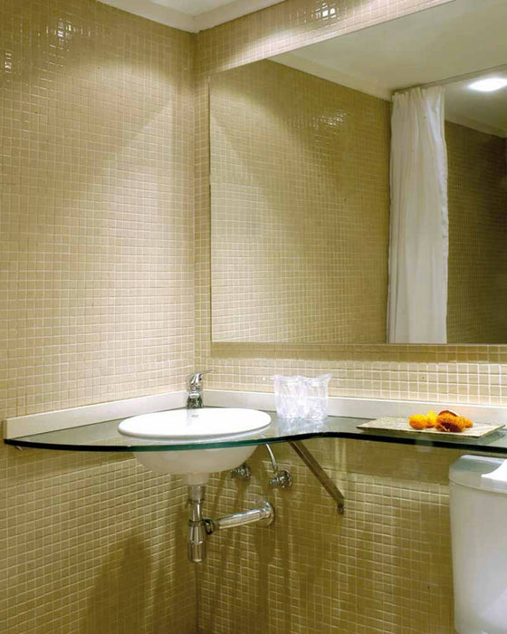 MOSAIC Mc-502-A Beige - Size 31.6x31.6 Swimming Pool Bathroom Kitchen Wall Floor Tiles