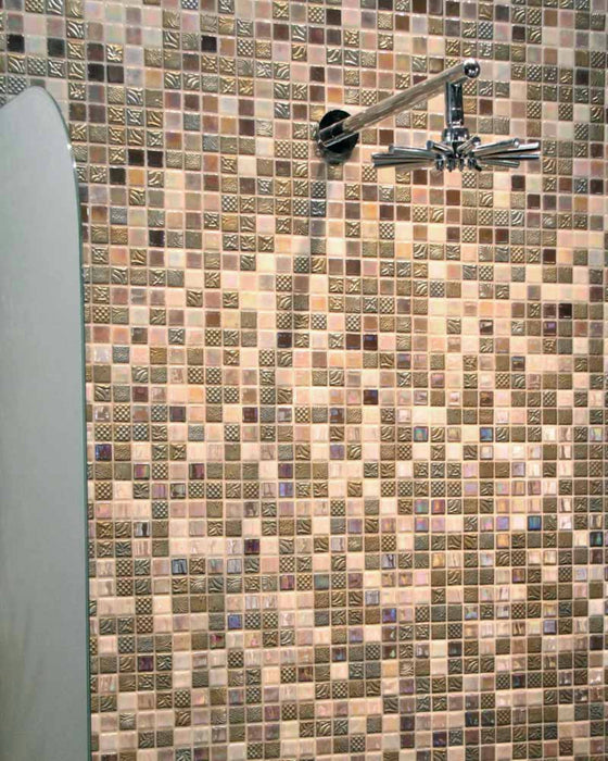 MOSAIC Oriental Coffee - Size 31.6x31.6 Swimming Pool Bathroom Kitchen Wall Floor Tiles