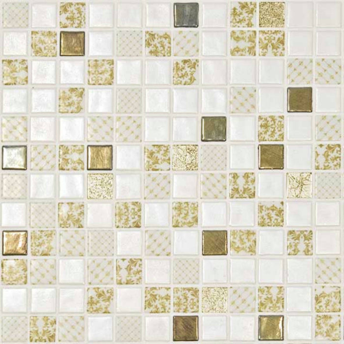 MOSAIC Palace Oro - Size 31.6x31.6 Swimming Pool Bathroom Kitchen Wall Floor Tiles