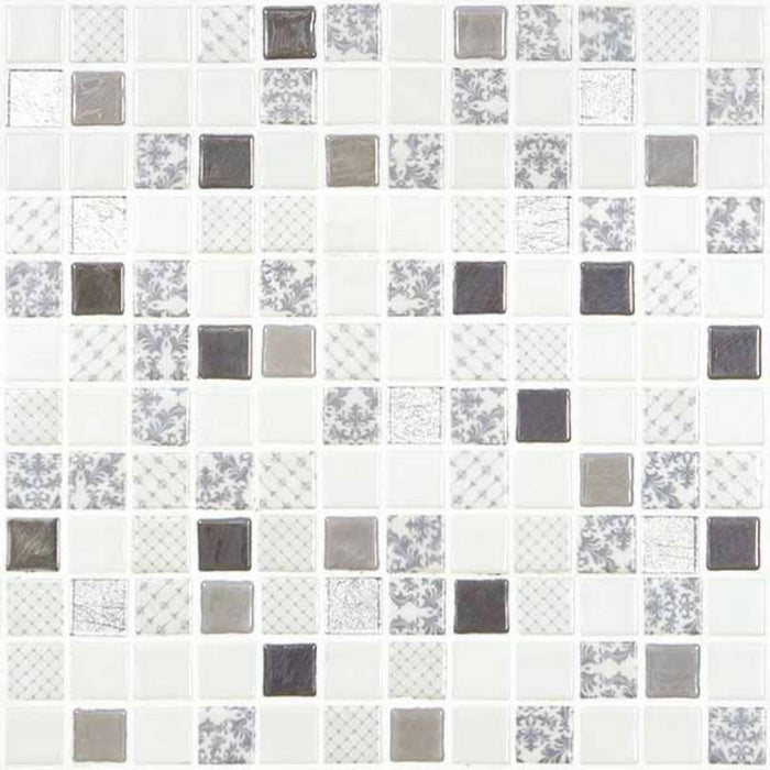 MOSAIC Palace Plata - Size 31.6x31.6 Swimming Pool Bathroom Kitchen Wall Floor Tiles