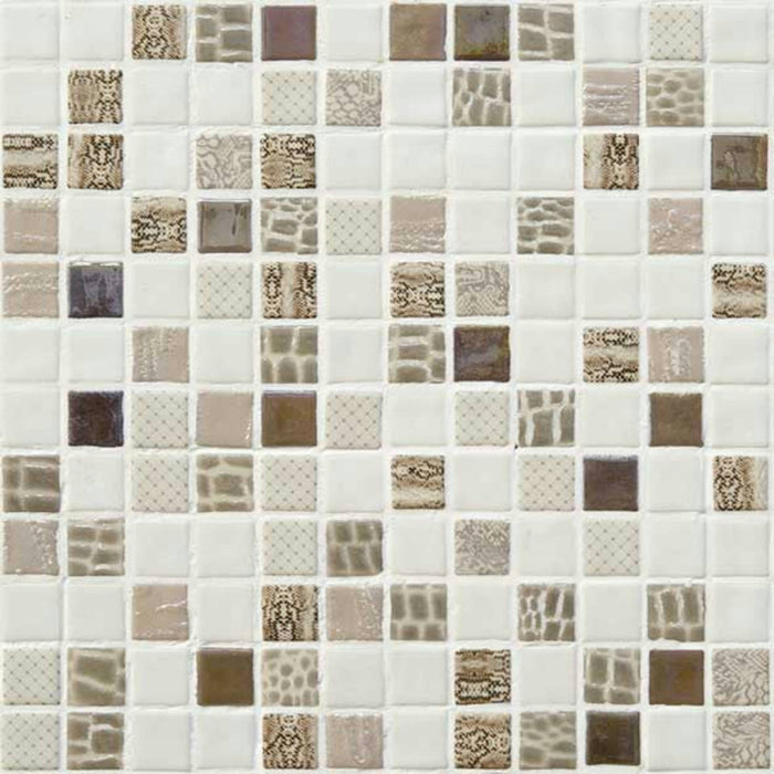 MOSAIC Safari Beige - Size 31.6x31.6 Swimming Pool Bathroom Kitchen Wall Floor Tiles