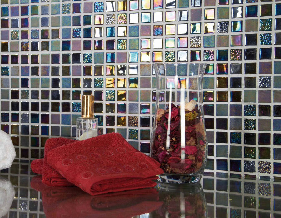 MOSAIC Sundance Negro - Size 31.6x31.6 Swimming Pool Bathroom Kitchen Wall Floor Tiles