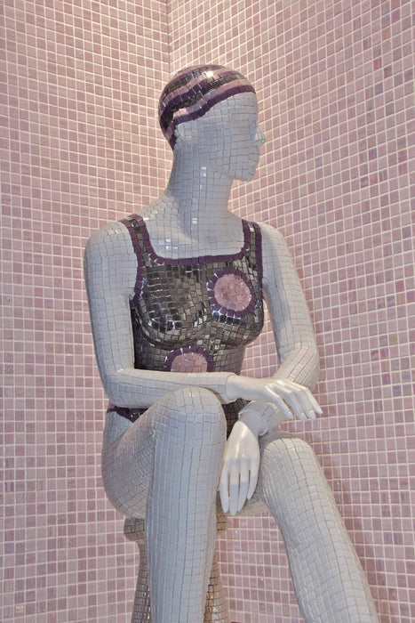MOSAIC Sundance Rosa - Size 31.6x31.6 Swimming Pool Bathroom Kitchen Wall Floor Tiles