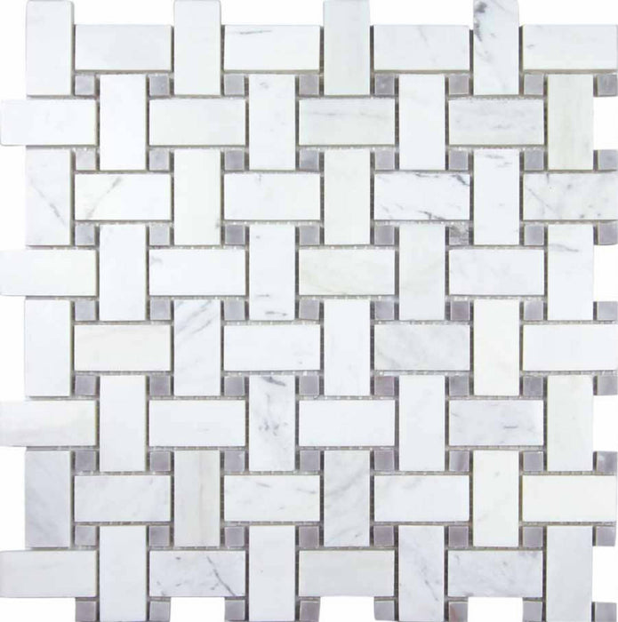 Trenzado Blanco 30x30 Decorative Wall&Floor Mosaic Tiles