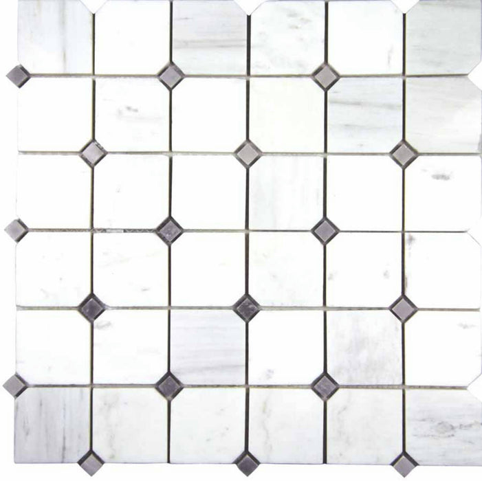Victoria Blanco 29.5x29.5 Marble Mosaic Wall&Floor Tiles