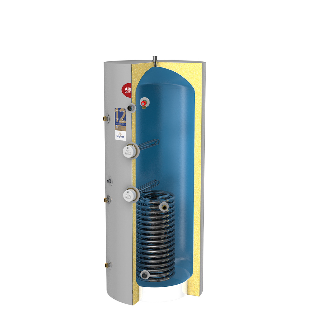 Albion Ultrasteel 250 Litre Indirect Unvented Cylinder Kingspan